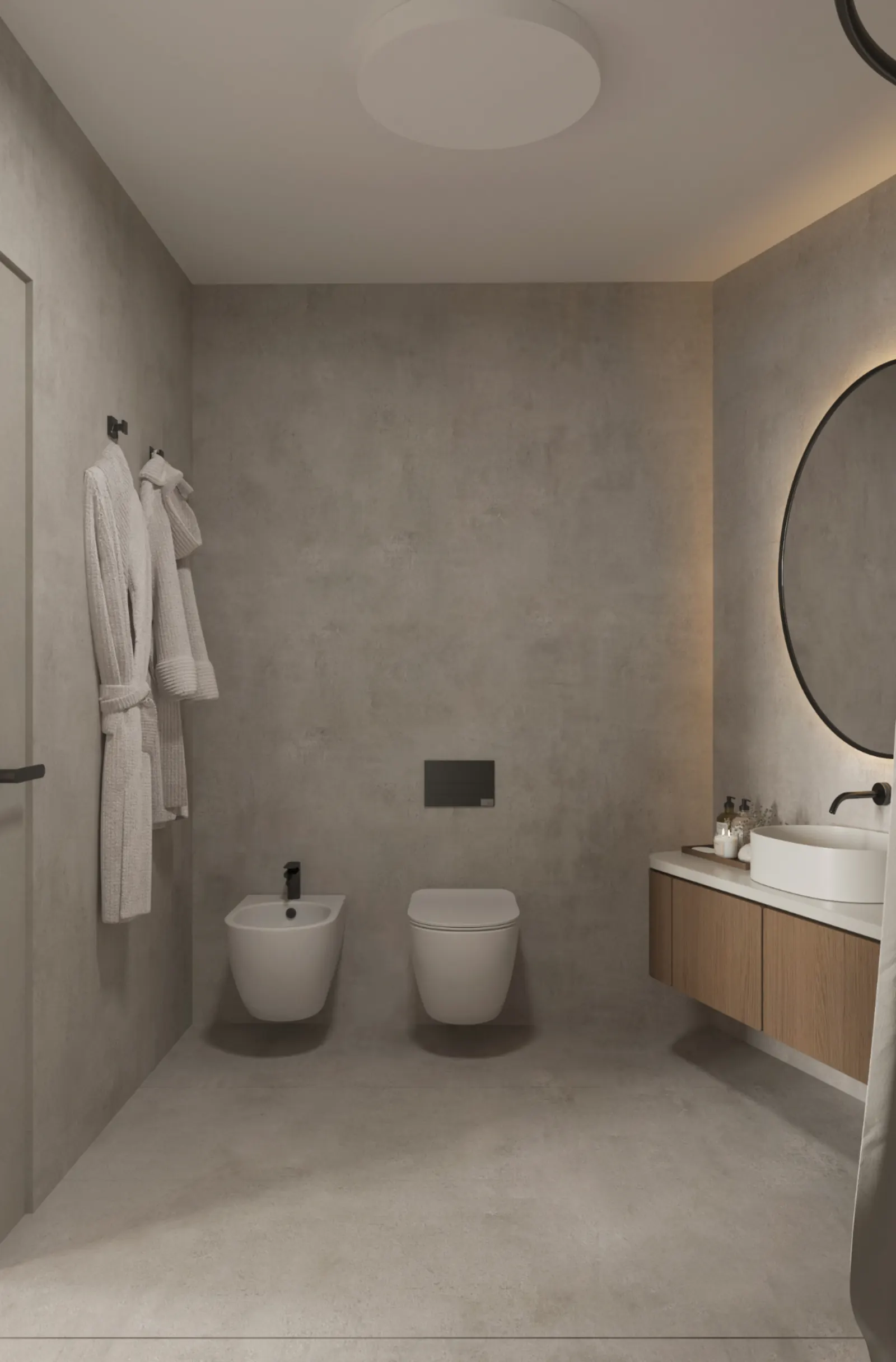 Bagni moderni — marmo, design e luce naturale